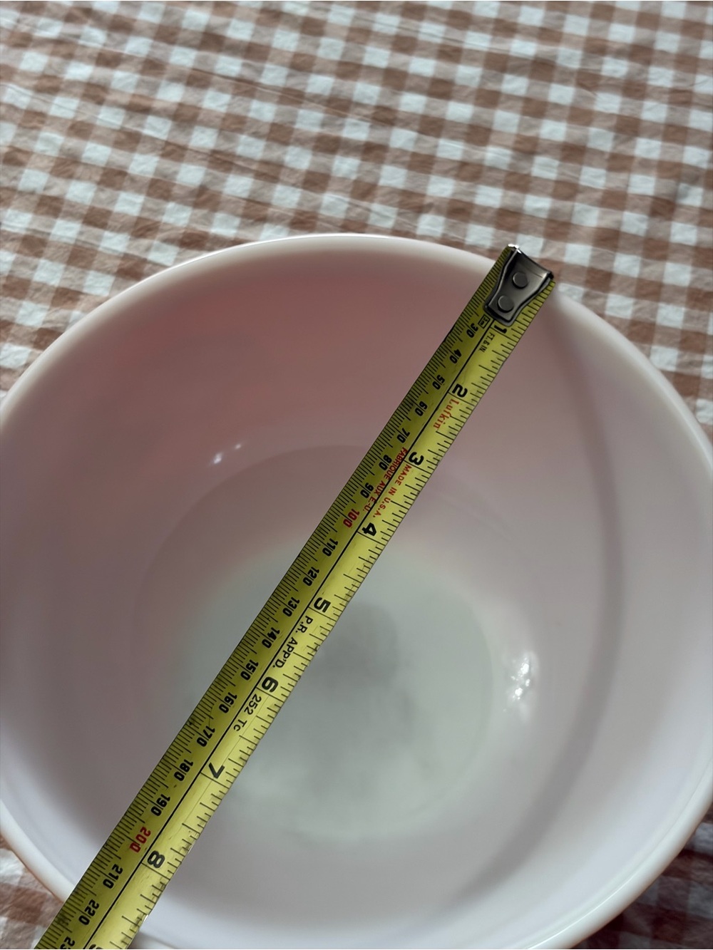 vintage Pyrex mixing bowl in the Autumn Harvest Wheat pattern. - Picture 6 of 7